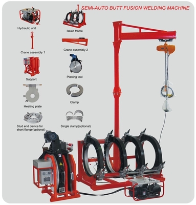 Butt Fusion Welder để hàn ống HDPE Kích thước 800MM