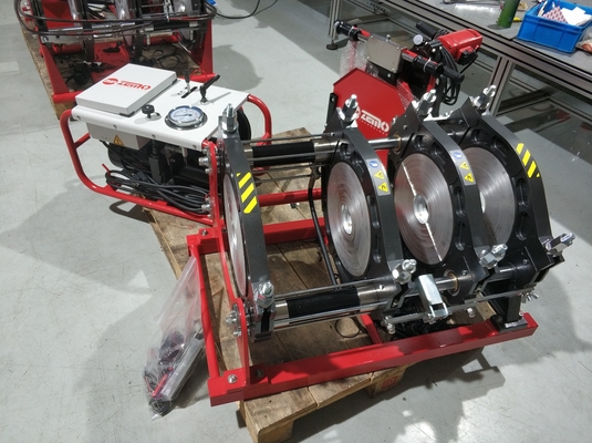 Máy hàn mông thủy lực màu đỏ cho Fusion Joiner tùy chỉnh