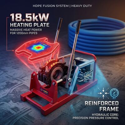 355mm HDPE pipe Butt Fusion Welder Kit.