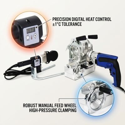 355mm HDPE pipe Butt Fusion Welder Kit.