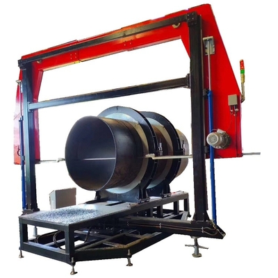 Máy cắt ống băng 90MM cho vật liệu nhựa nhiệt dẻo Ống PE
